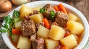 Тушеная картошка с мясом: пошаговый рецепт