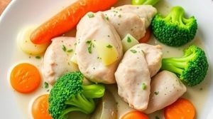 Курица с овощами в сливочном соусе: пошаговый рецепт