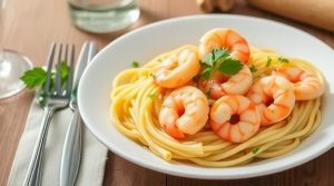 Паста с креветками и чесноком: пошаговый рецепт