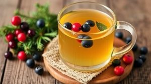 Рецепт хвойного чая с лесными ягодами