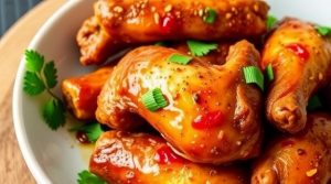 Куриные крылышки в пряном маринаде: пошаговый рецепт