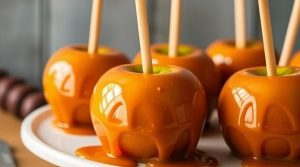 Как приготовить десерт “Карамельные яблоки”: пошаговая инструкция.