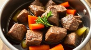 Тушеная говядина с красным вином: пошаговое руководство.