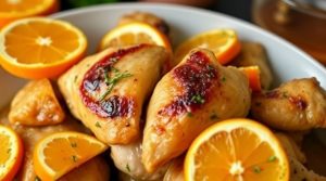 Тушеная курица с апельсинами и медом: пошаговое руководство.