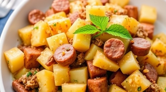 Запеканка из мяса и картофеля с сыром: пошаговый рецепт.