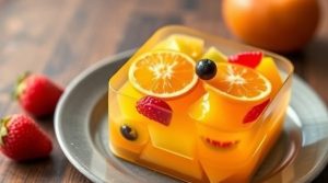 Рецепт “Фруктового желе” с соком и кусочками фруктов: пошаговое руководство.