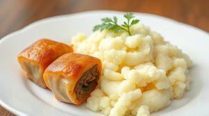 Мясные рулеты с картофельным пюре: пошаговое руководство.