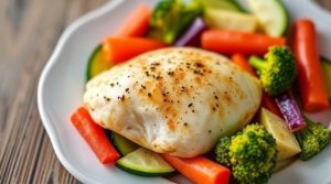 Запеченные овощи с куриным филе: пошаговое руководство.