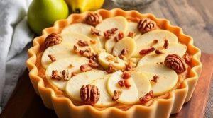 Рецепт “Пирога с грушей” и орехами: пошаговое руководство.