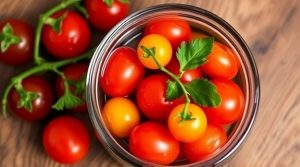Пошаговый рецепт маринованных помидоров черри за 24 часа