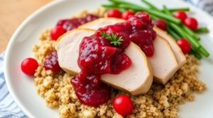 Индейка с клюквенным соусом и гречкой: пошаговое руководство.