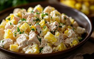 Салат с курицей и ананасами: экзотический вкус на каждый день