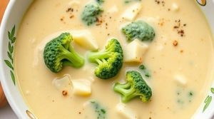 Пошаговый рецепт сливочного супа из брокколи.