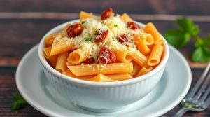 Запеканка из макарон с мясом и сыром: пошаговое руководство.