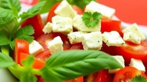 Салат с помидорами и фетой: как сделать летнее блюдо с яркими акцентами.