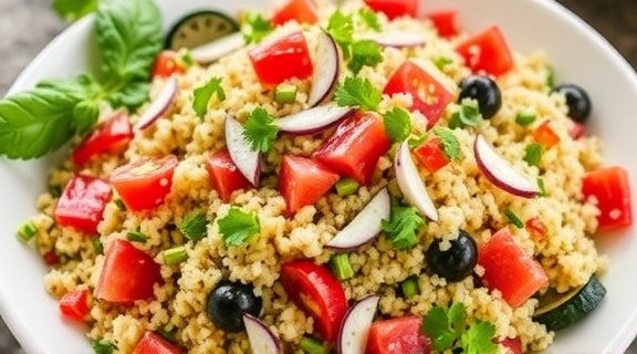 Салат “Табуле”: традиционный ливанский рецепт с освежающим вкусом.