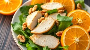 Салат с апельсинами и курицей: освежающий вкус на вашем столе.