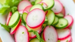 Салат с редисом и огурцами: свежесть на вашем столе.
