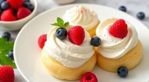 Как приготовить “Пирожные с заварным кремом” и ягодами: пошаговая инструкция.