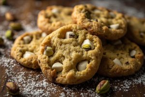 Как сделать “Фисташковые печенья” с белым шоколадом: пошаговая инструкция.