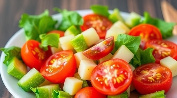 Салат с помидорами и артишоками: средиземноморский вкус.