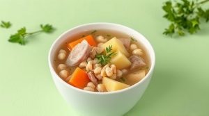Пошаговый рецепт супа с куриными потрохами и гречкой.