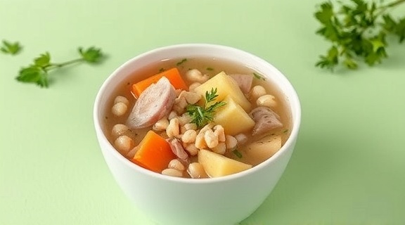 Пошаговый рецепт супа с куриными потрохами и гречкой.