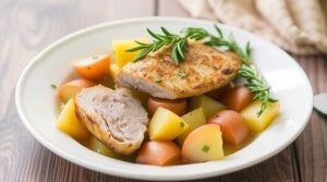 Запеченная свинина с картофелем и розмарином: пошаговое руководство.