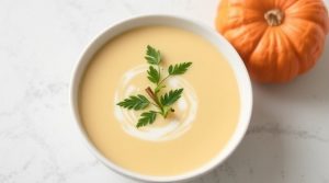 Пошаговый рецепт крем-супа из тыквы с кокосовым молоком.
