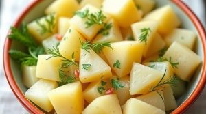 Салат с картошкой и укропом: простой и вкусный домашний вариант.