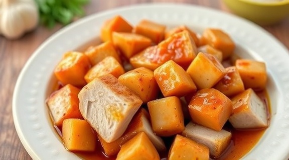 Свинина с медом и чесноком: пошаговый рецепт.