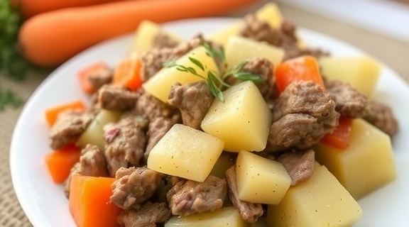 Говядина с картофельной запеканкой: пошаговое руководство.