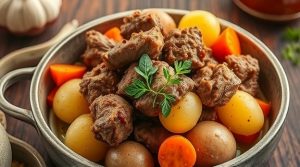 Тушеная баранина с картофелем и специями: пошаговое руководство.