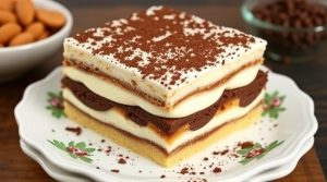 Пошаговый рецепт “Тирамису” с кофе и шоколадом.