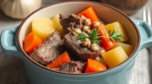 Баранина с картофелем и морковью в горшочках: пошаговое руководство.