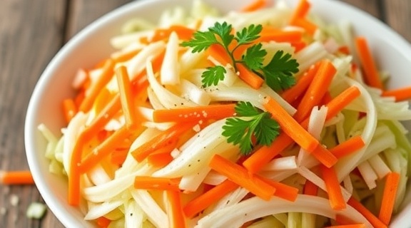 Салат с морковью и капустой: как сделать яркий и хрустящий перекус.