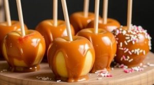 Как сделать “Карамельные яблоки” с орехами: пошаговая инструкция.