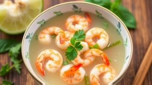 Пошаговый рецепт супа из креветок с кокосовым молоком.
