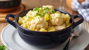 Тушеная курица с цветной капустой и сыром: пошаговое руководство.