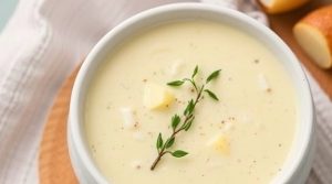Пошаговый рецепт крем-супа из цветной капусты с сыром.