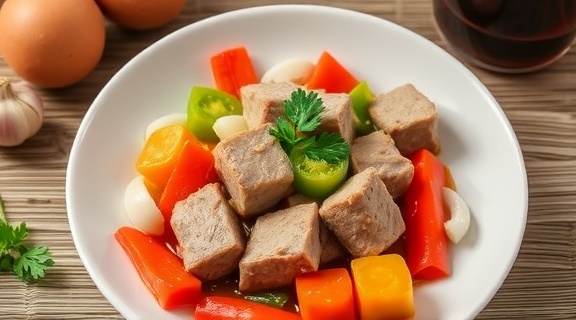 Свинина в кисло-сладком соусе с овощами: пошаговое руководство.