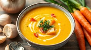 Пошаговый рецепт супа с цветной капустой и карри.