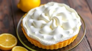 Пошаговый рецепт “Тарт с лимоном” и безе.