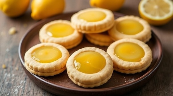 Как приготовить “Песочное печенье” с лимонной начинкой: пошаговая инструкция.