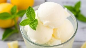 Пошаговый рецепт “Лимонного сорбета” с мятой.