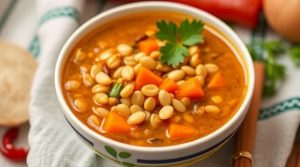Пошаговый рецепт острого супа с чечевицей и морковью.