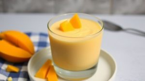 Пошаговый рецепт “Мусса из манго” с кокосовым молоком.