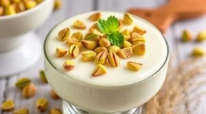 Как приготовить “Десерт с фисташками” и сливками: пошаговая инструкция.