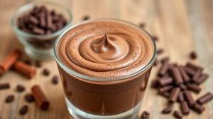 Пошаговый рецепт “Шоколадного мусса” с кофе.