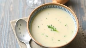 Пошаговый рецепт крем-супа из цветной капусты с чесноком.